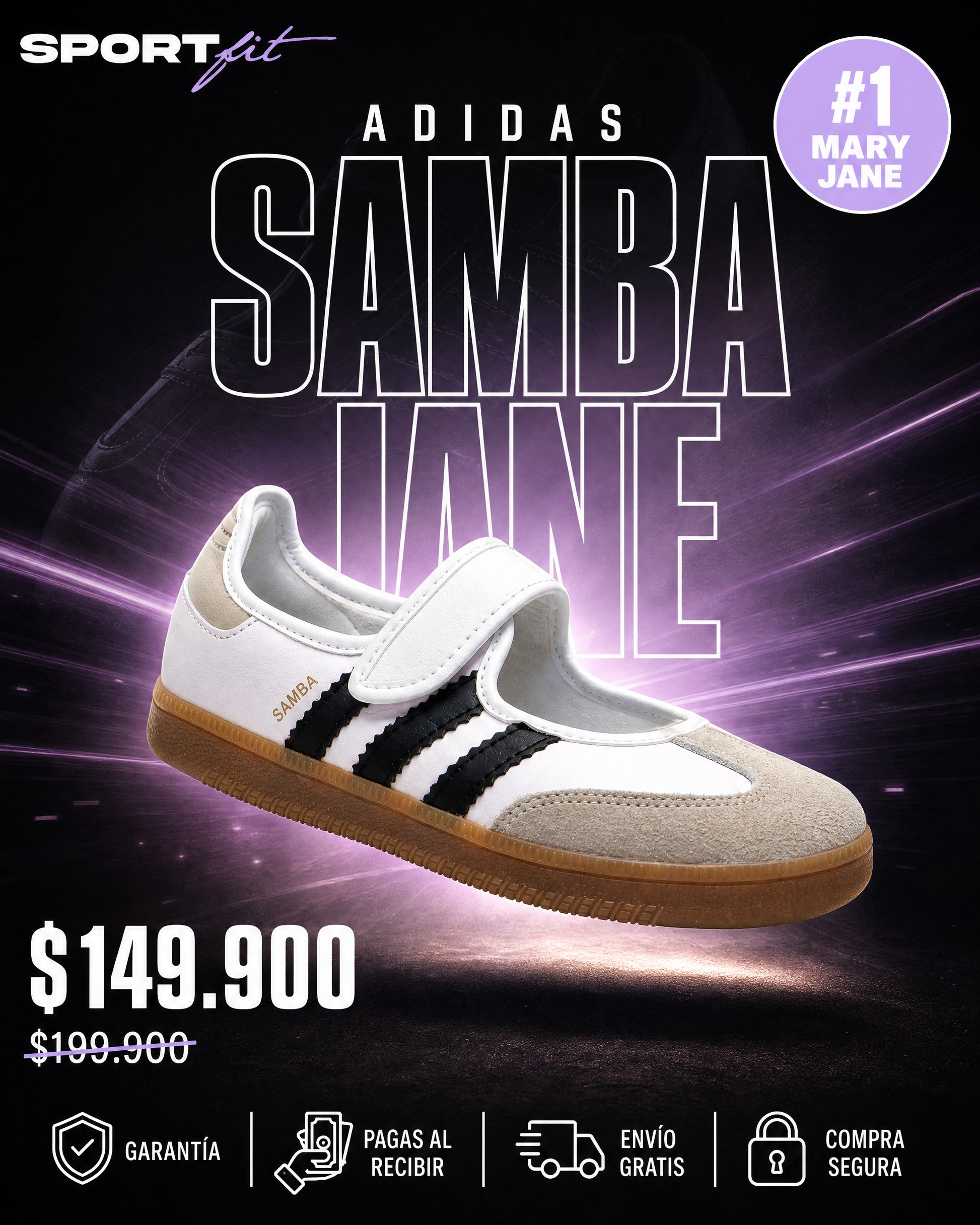Adidas Samba Jane Mary Jane