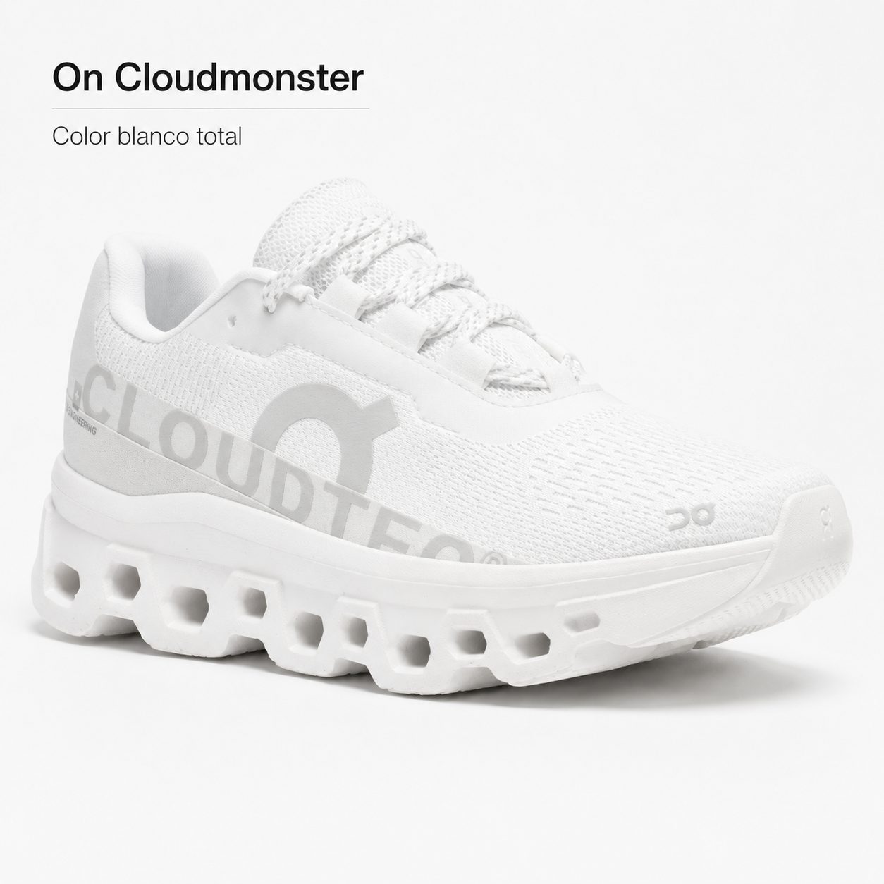 On Cloudmonster BLANCO