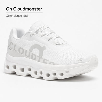 On Cloudmonster BLANCO