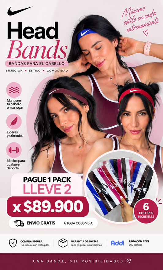 PACK BANDAS X 6