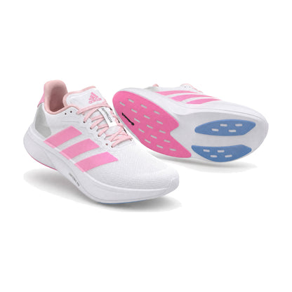 Adidas Zero MT color blanco rosa — par en vista 3D, fondo blanco