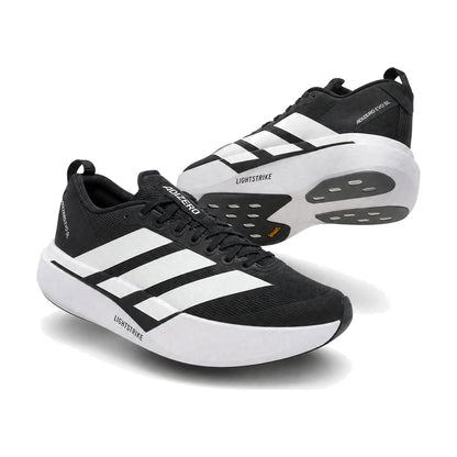 Adidas Zero MT color negro blanco — par en vista 3D, fondo blanco