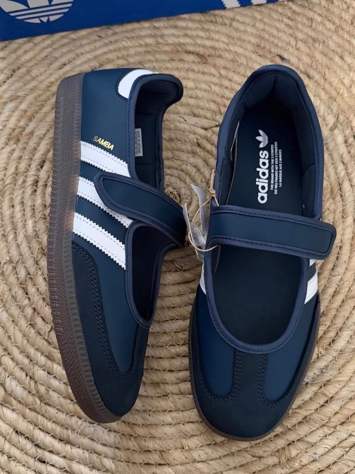 Adidas Samba Jane — Mary Jane Velcro